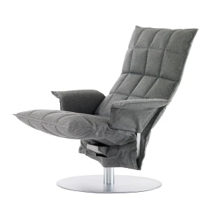 Jalkaväri: Matta kromattu, Lisätarvike | K-tyyny: Ei, kiitos, Kangasväri: DAS 51 | Grey kuva