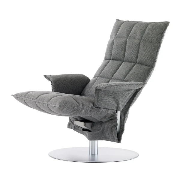 46009 Swivel k Chair with armrests Das51 grey kuva