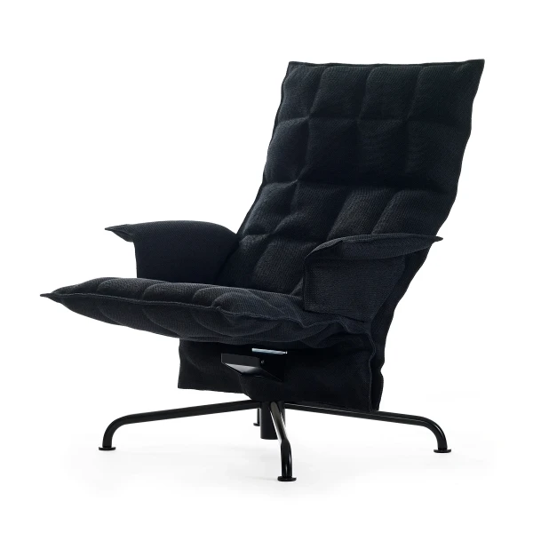 46029 Swivel k Chair armrests matt black star base Sand black image