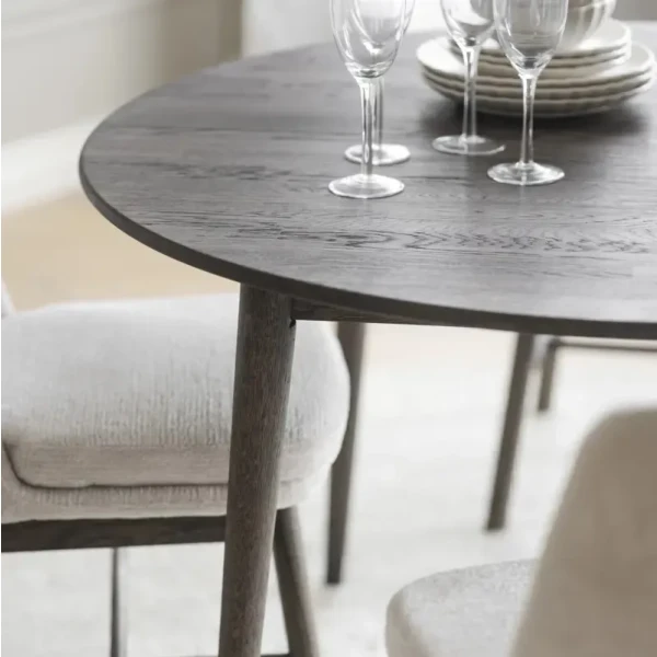 Rowico TYLER ruokapoyta ovaali 170 210cm tummanruskea tammi kuva