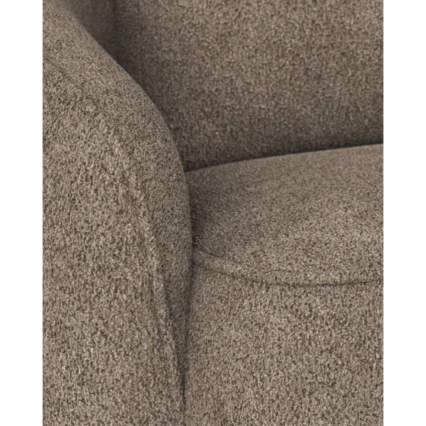124590 b db Norris sofa 3 seater dark beige fabric Anna 6 c3 kuva