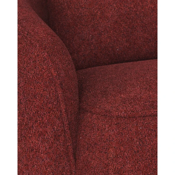 124600 b db Norris sofa 3 seater red fabric Anna 8 c3 kuva