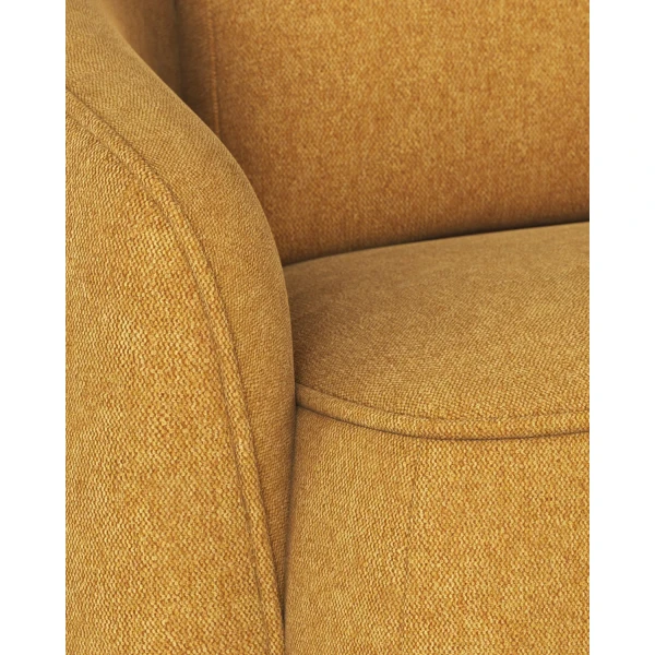 124670 b db Norris sofa 3 seater yellow fabric Brenda 68 c1 kuva