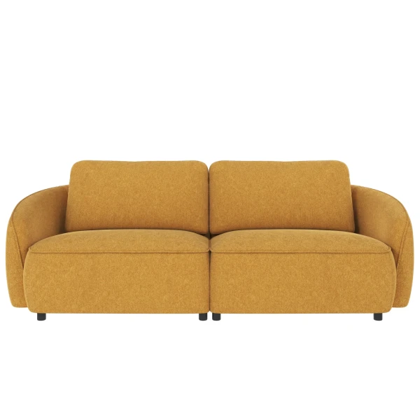 124670 b sb A Norris sofa 3 seater yellow fabric Brenda 68 c1 kuva
