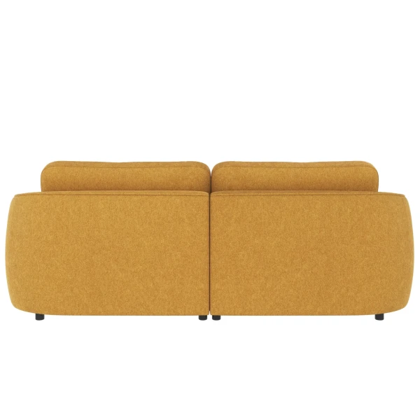 124670 b sb E Norris sofa 3 seater yellow fabric Brenda 68 c1 kuva