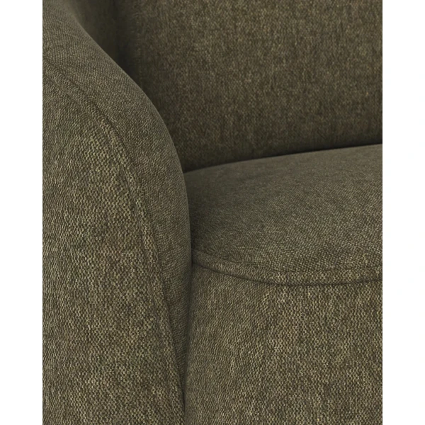 124680 b db Norris sofa 3 seater green fabric Brenda 77 c1 kuva