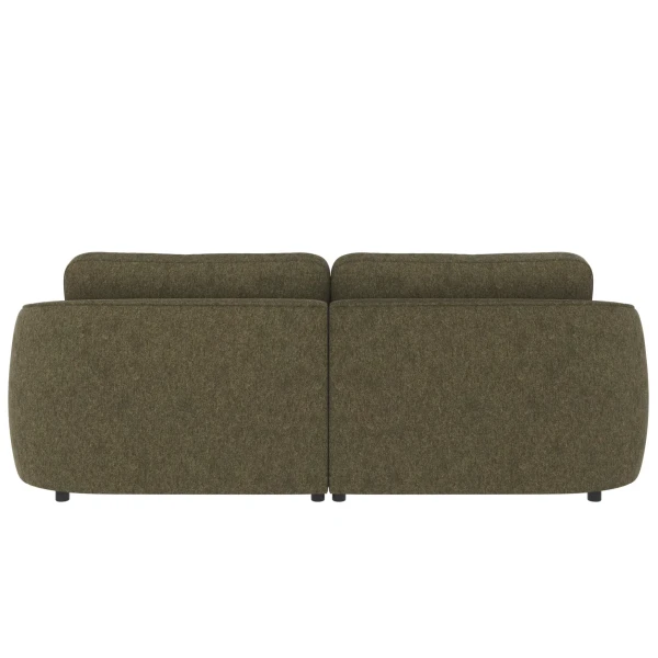 124680 b sb E Norris sofa 3 seater green fabric Brenda 77 c1 kuva