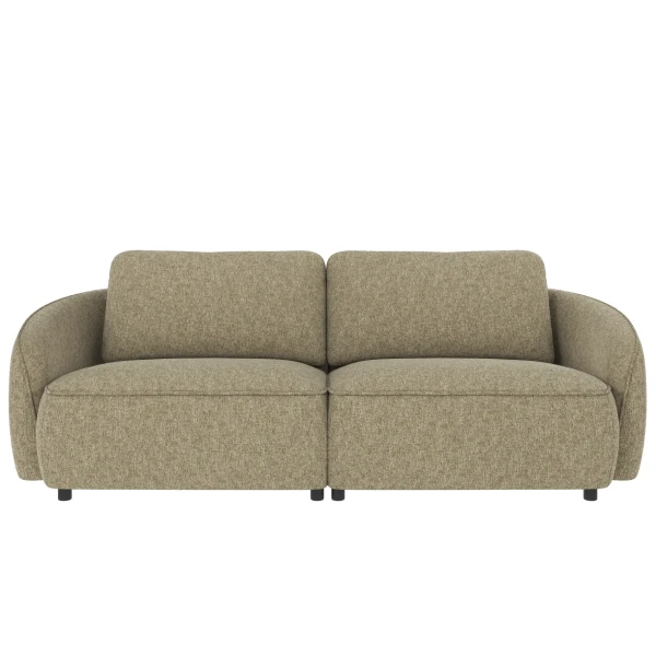 124750 b sb A Norris sofa 3 seater green fabric Max 55 c2 kuva
