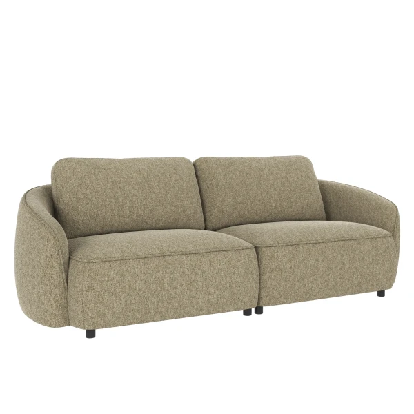 124750 b sb B Norris sofa 3 seater green fabric Max 55 c2 2 image