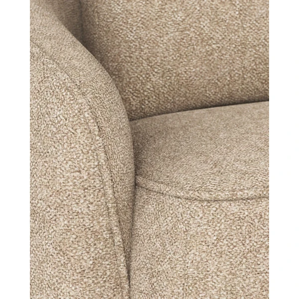 124790 b db Norris sofa 3 seater beige fabric Bobby 2 c2 kuva
