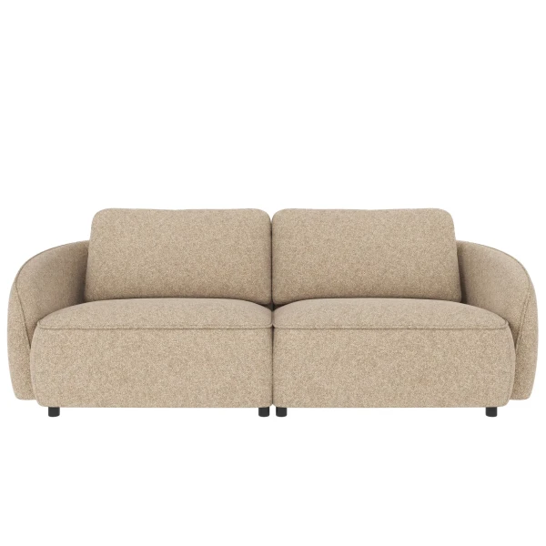 124790 b sb A Norris sofa 3 seater beige fabric Bobby 2 c2 kuva