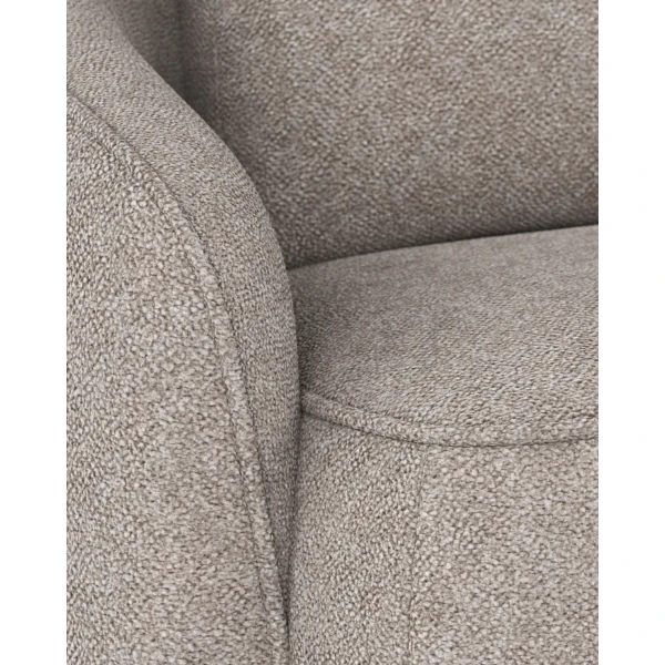 124810 b db Norris sofa 3 seater grey fabric Bobby 7 c2 kuva