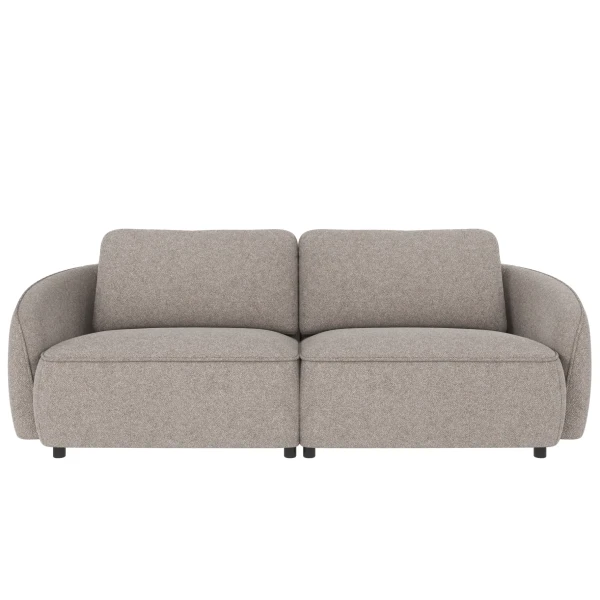 124810 b sb A Norris sofa 3 seater grey fabric Bobby 7 c2 kuva