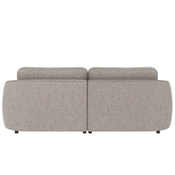 124810 b sb E Norris sofa 3 seater grey fabric Bobby 7 c2 kuva