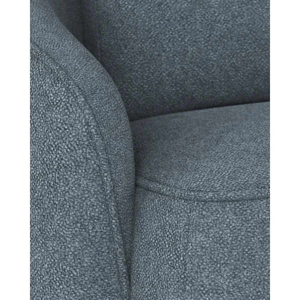 124820 b db Norris sofa 3 seater mediumblue fabric Bobby 15 c2 kuva