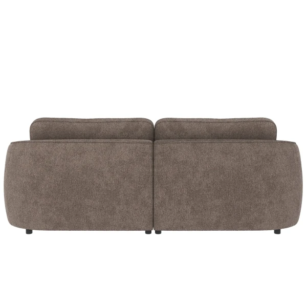 124850 b sb E Norris sofa 3 seater dark beige fabric Greg 7 c2 kuva