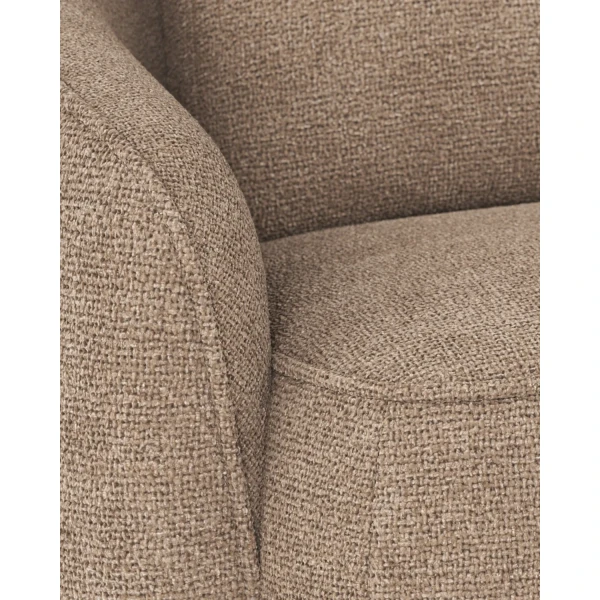 124920 b db Norris sofa 3 seater grey beige fabric Robin 109 c3 kuva