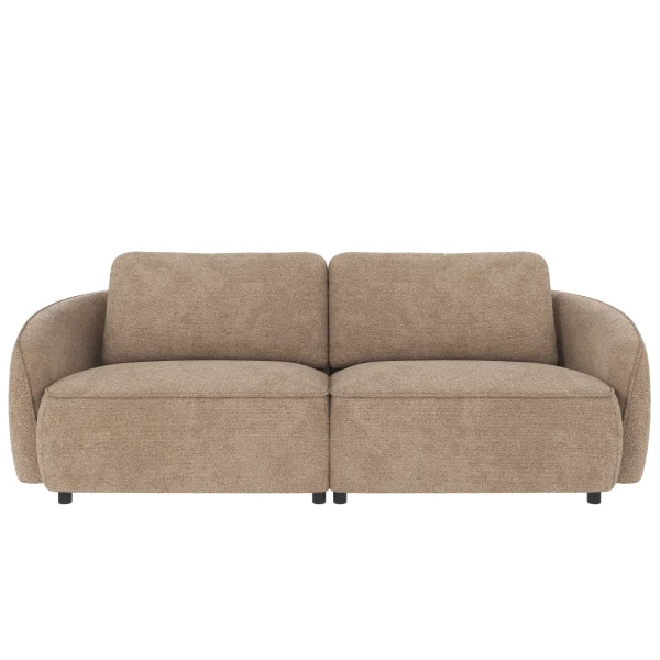 124920 b sb A Norris sofa 3 seater grey beige fabric Robin 109 c3 kuva