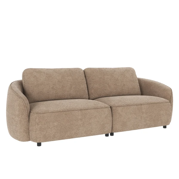 124920 b sb B Norris sofa 3 seater grey beige fabric Robin 109 c3 2 image
