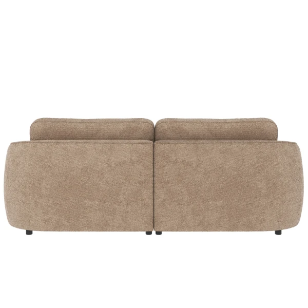 124920 b sb E Norris sofa 3 seater grey beige fabric Robin 109 c3 kuva