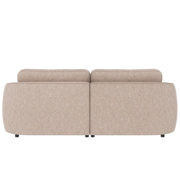 124940 b sb E Norris sofa 3 seater light grey fabric Alice 01 c4 kuva
