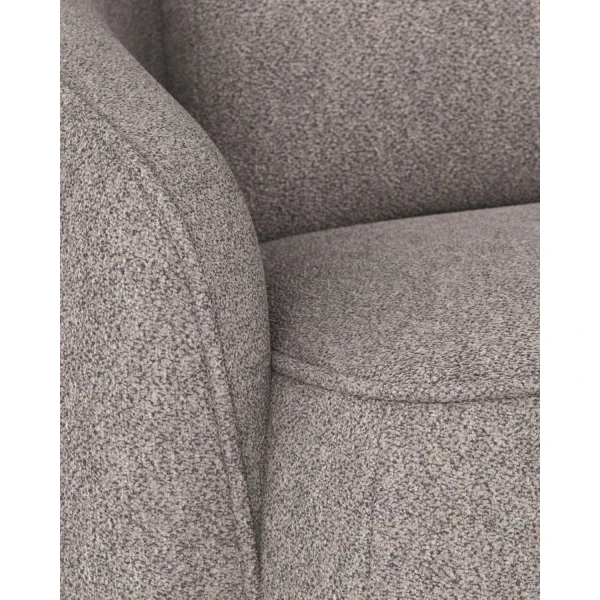 124960 b db Norris sofa 3 seater grey fabric Alice 149 c4 kuva