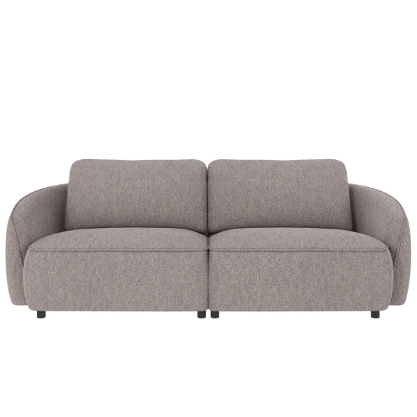 124960 b sb A Norris sofa 3 seater grey fabric Alice 149 c4 kuva