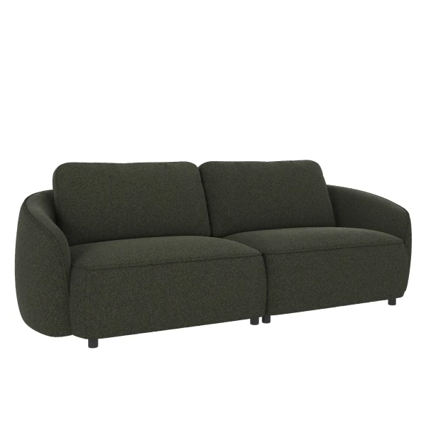 124970 b sb B Norris sofa 3 seater green fabric Alice 162 c4 2 image