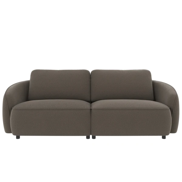 125090 b sb A Norris sofa 3 seater medium grey fabric Rita 108 c2 kuva