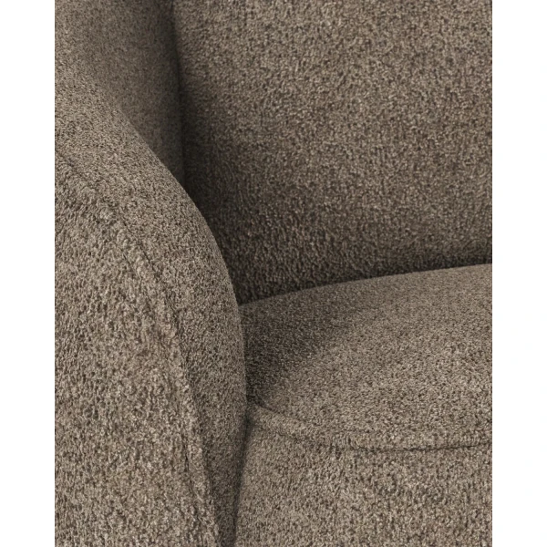 124591 b db Norris sofa 4 seater dark beige fabric Anna 6 c3 kuva