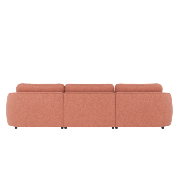 124661 b sb E Norris sofa 4 seater red fabric Brenda 52 c1 kuva