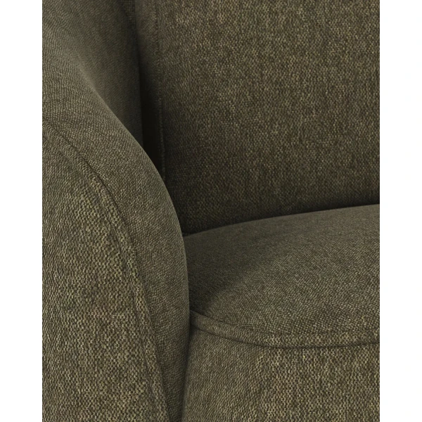 124681 b db Norris sofa 4 seater green fabric Brenda 77 c1 kuva