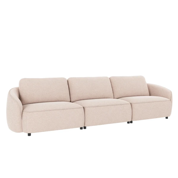 124741 b sb B Norris sofa 4 seater light beige fabric Max 01 c2 image
