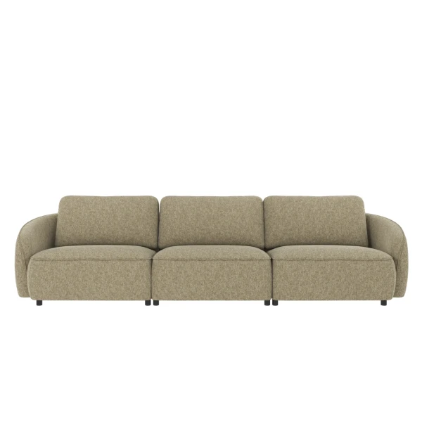 124751 b sb A Norris sofa 4 seater green fabric Max 55 c2 kuva