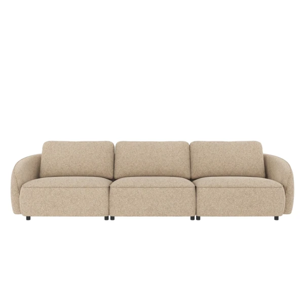 124791 b sb A Norris sofa 4 seater beige fabric Bobby 2 c2 kuva