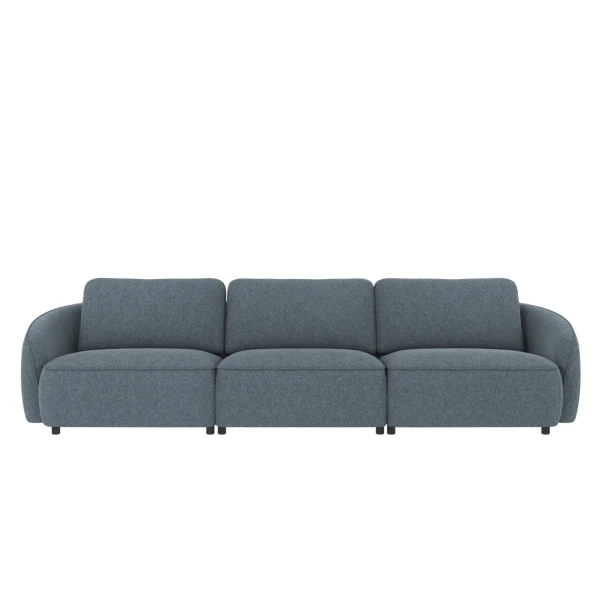 124821 b sb A Norris sofa 4 seater mediumblue fabric Bobby 15 c2 kuva
