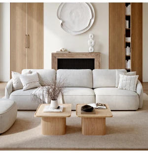 Rowico NORRIS sohva 4-istuttava, Greg #1 valkoinen kuva