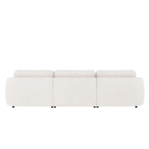 124831 b sb E Norris sofa 4 seater white fabric Greg 1 c2 kuva