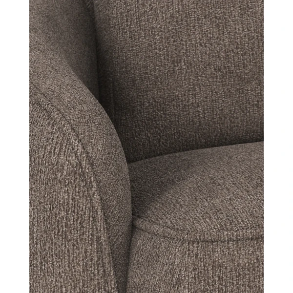 124851 b db Norris sofa 4 seater dark beige fabric Greg 7 c2 kuva