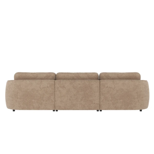 124921 b sb E Norris sofa 4 seater grey beige fabric Robin 109 c3 kuva