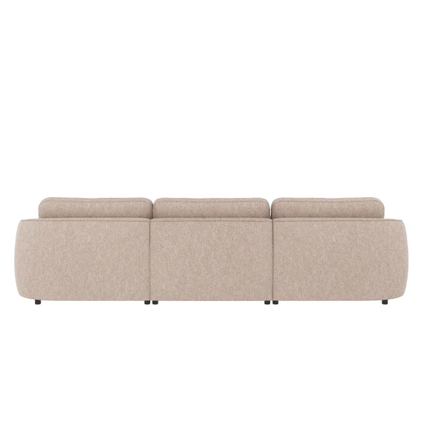 124941 b sb E Norris sofa 4 seater light grey fabric Alice 01 c4 kuva