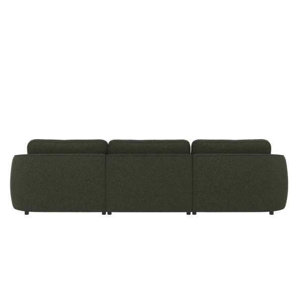 124971 b sb E Norris sofa 4 seater green fabric Alice 162 c4 kuva