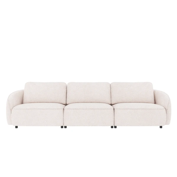 124581 b sb A Norris sofa 4 seater white fabric Anna 1 c3 kuva