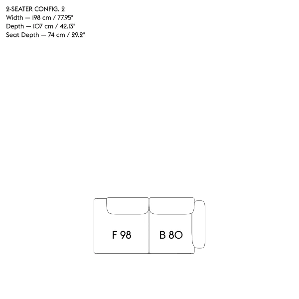 In Situ drawing 2 Seater Config 2 150 kuva