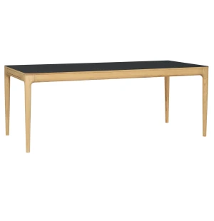 Umage HEART'N'SOUL ruokapöytä 200-300x90cm, tammi/musta kuva