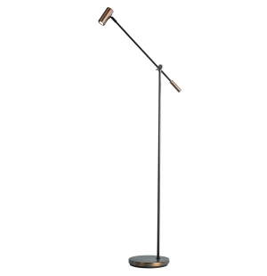 Belid CATO G3753 golvlampa dimbar, oxidbrun image
