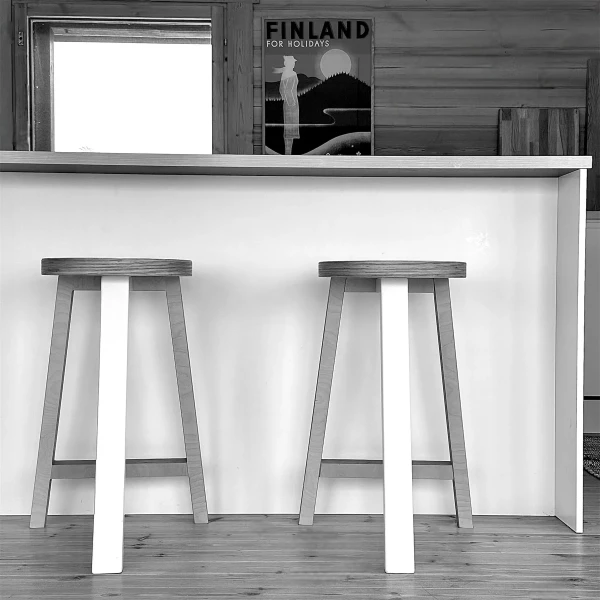 Liima Bergbo Stool White Interior kuva