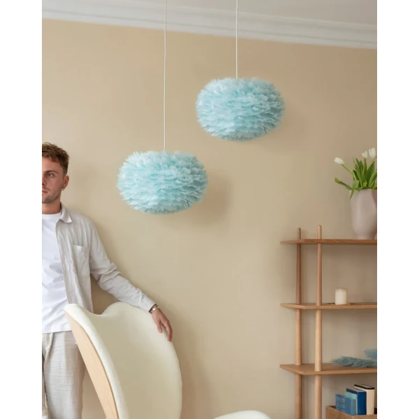 UMAGE lifestyle A Conversation Piece tall oak white Eos medium light blue Stories oak kuva