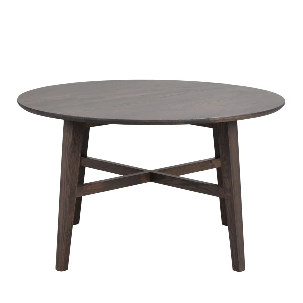 113713 b sb a Filippa round coffee table brown oak kuva