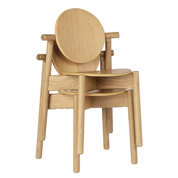 UMAGE packshot 5538 Heiko dining chair oak 4 image